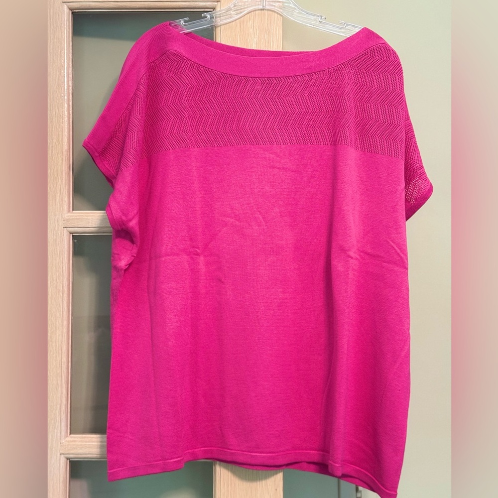 Coldwater Creek Pink Short Sleeve Top